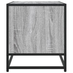 TV Cabinet Grey Sonoma 91x40x46 cm Engineered Wood and Metal - Bargainia.com - 