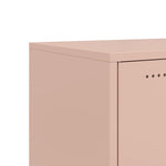TV Cabinet Pink 100.5x39x43.5 cm Steel - Bargainia.com - 