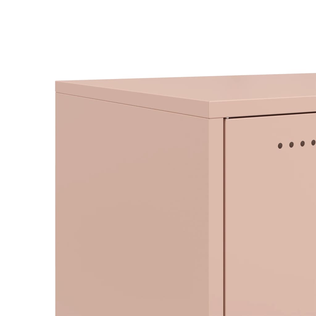 TV Cabinet Pink 100.5x39x43.5 cm Steel - Bargainia.com - 