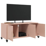 TV Cabinet Pink 100.5x39x43.5 cm Steel - Bargainia.com - 