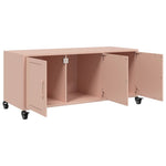 TV Cabinet Pink 100.5x39x43.5 cm Steel - Bargainia.com - 