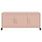TV Cabinet Pink 100.5x39x43.5 cm Steel - Bargainia.com - 