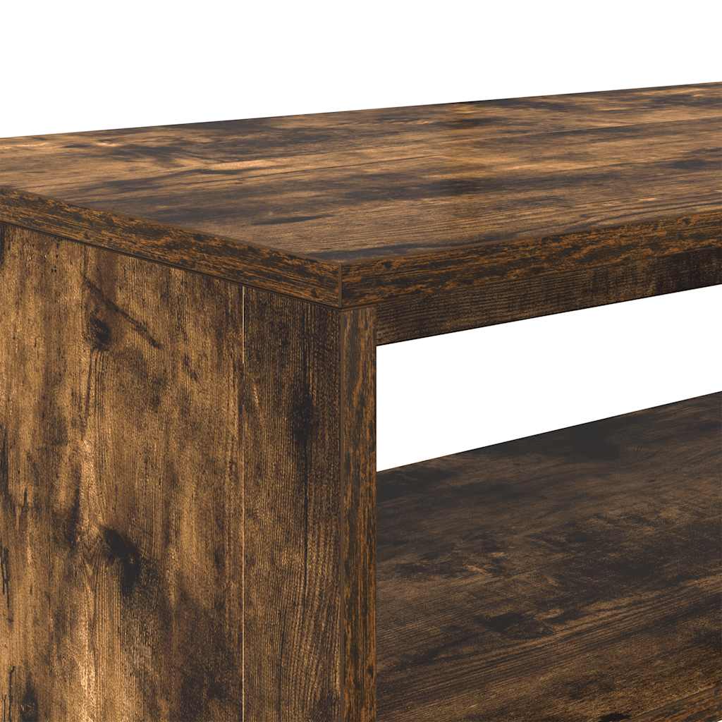 TV Cabinet Smoked Oak 60x40x40 cm Engineered Wood - Bargainia.com - 