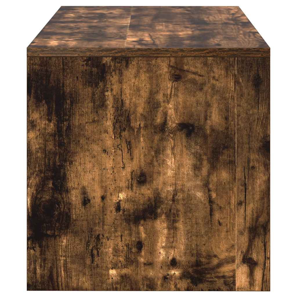 TV Cabinet Smoked Oak 60x40x40 cm Engineered Wood - Bargainia.com - 