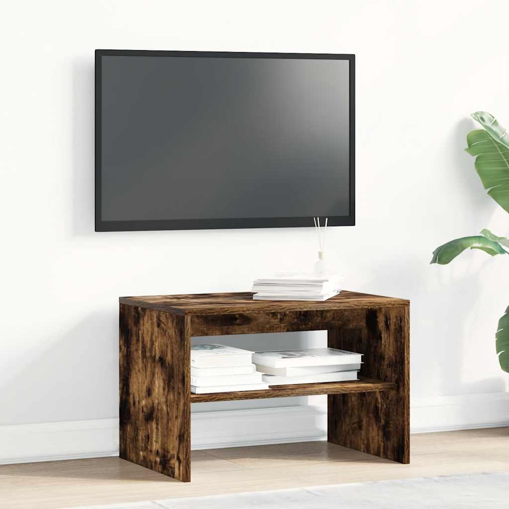 TV Cabinet Smoked Oak 60x40x40 cm Engineered Wood - Bargainia.com - 8721158785206 - 859104