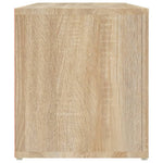 TV Cabinet Sonoma Oak 100x31.5x35 cm Engineered Wood - Bargainia.com - 8720845668242