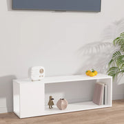 TV Cabinet White 100x24x32 cm Engineered Wood - Bargainia.com - 8720286651179 - 809161
