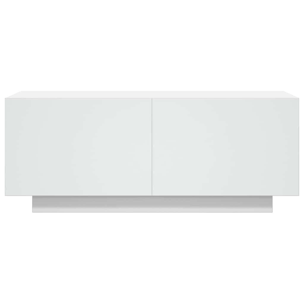 TV Cabinet White 100x35x40 cm Engineered Wood - Bargainia.com - 8720286218464 - 804436