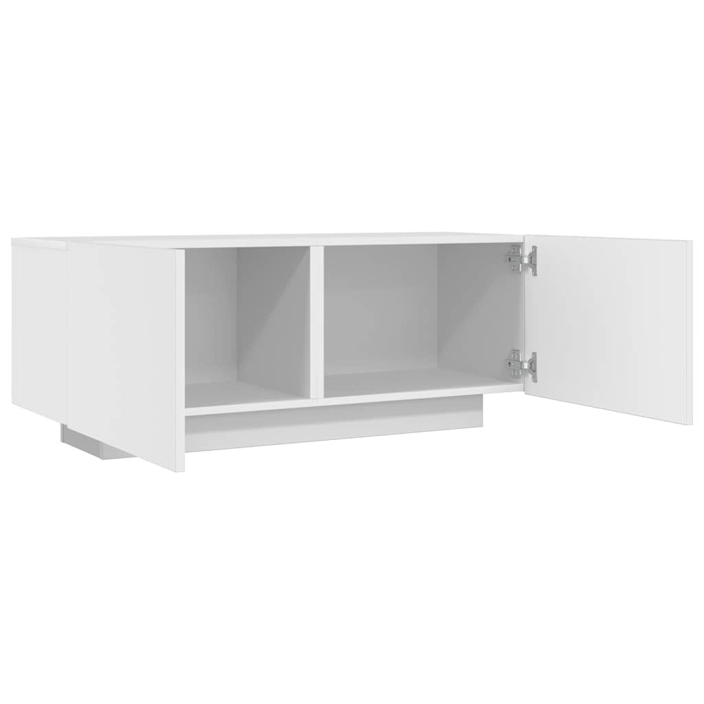 TV Cabinet White 100x35x40 cm Engineered Wood - Bargainia.com - 8720286218464 - 804436