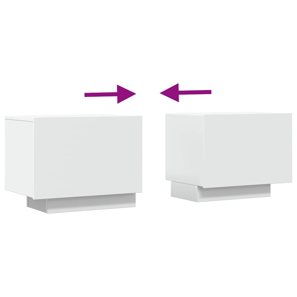 TV Cabinet White 100x35x40 cm Engineered Wood - Bargainia.com - 8720286218464 - 804436