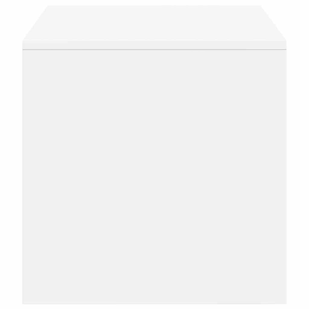 TV Cabinet White 100x40x40 cm Engineered Wood - Bargainia.com - 