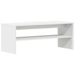 TV Cabinet White 100x40x40 cm Engineered Wood - Bargainia.com - 