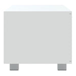 TV Cabinet White 140x40.5x35 cm Engineered Wood - Bargainia.com - 