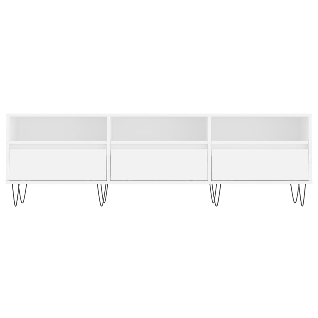 TV Cabinet White 150x30x44.5 cm Engineered Wood - Bargainia.com - 8720845875039 - 831276