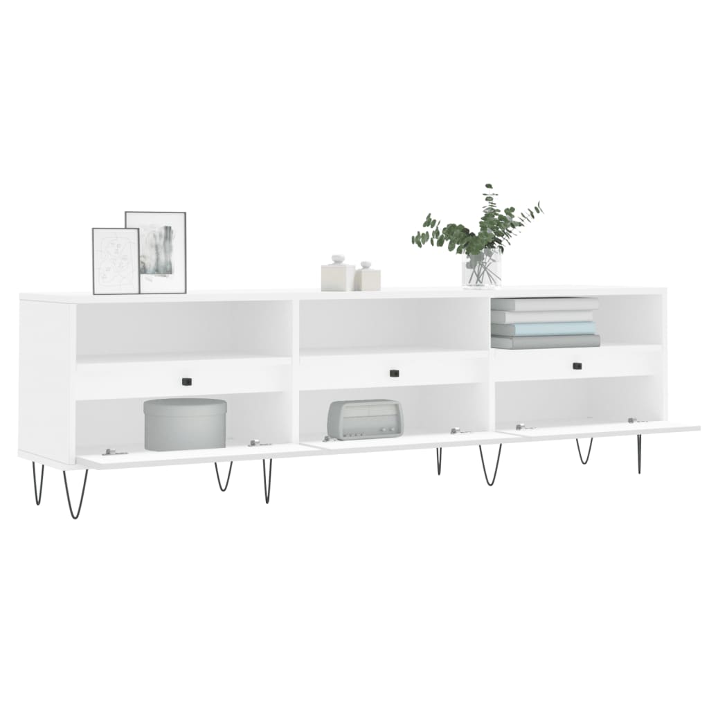 TV Cabinet White 150x30x44.5 cm Engineered Wood - Bargainia.com - 8720845875039 - 831276