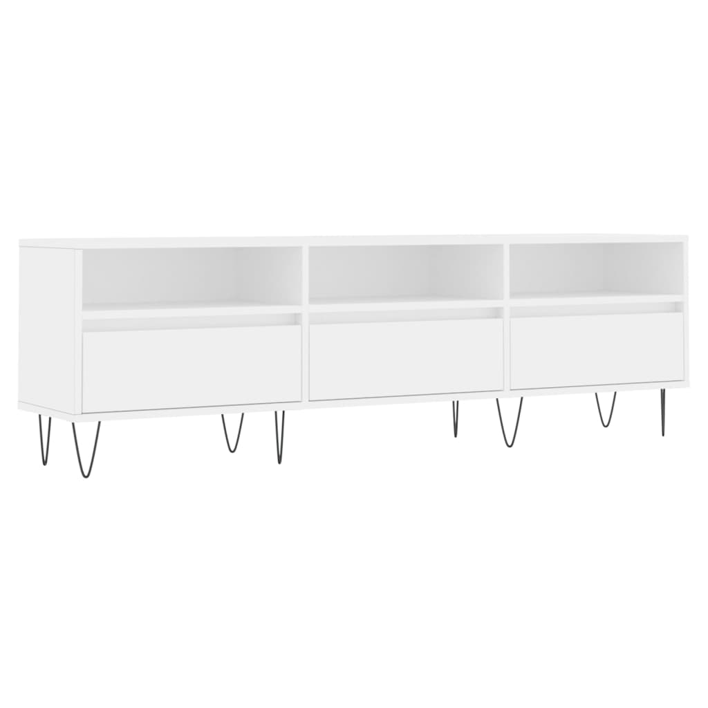 TV Cabinet White 150x30x44.5 cm Engineered Wood - Bargainia.com - 8720845875039 - 831276