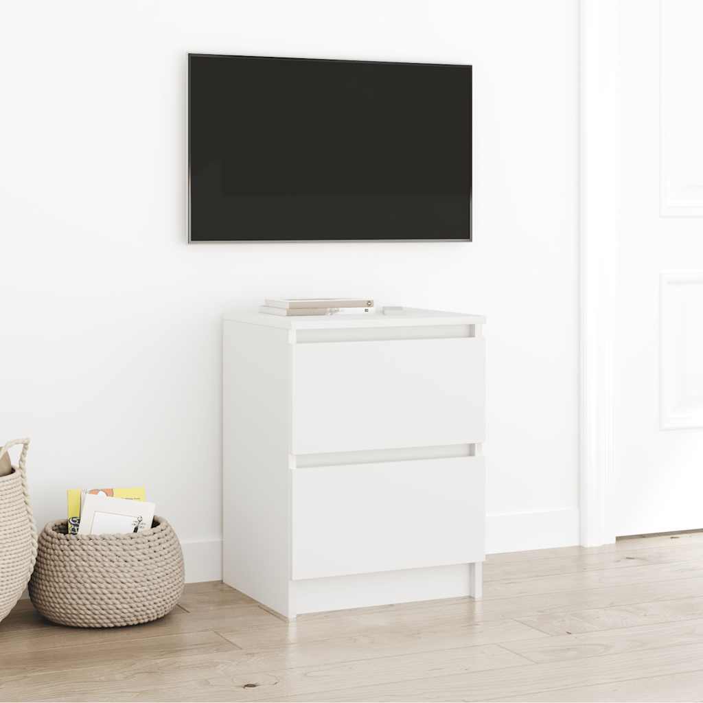 TV Cabinet White 40x35x54 cm Engineered Wood - Bargainia.com - 