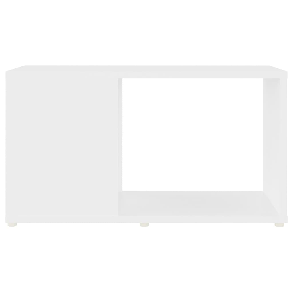 TV Cabinet White 60x24x32cm Engineered Wood - Bargainia.com - 