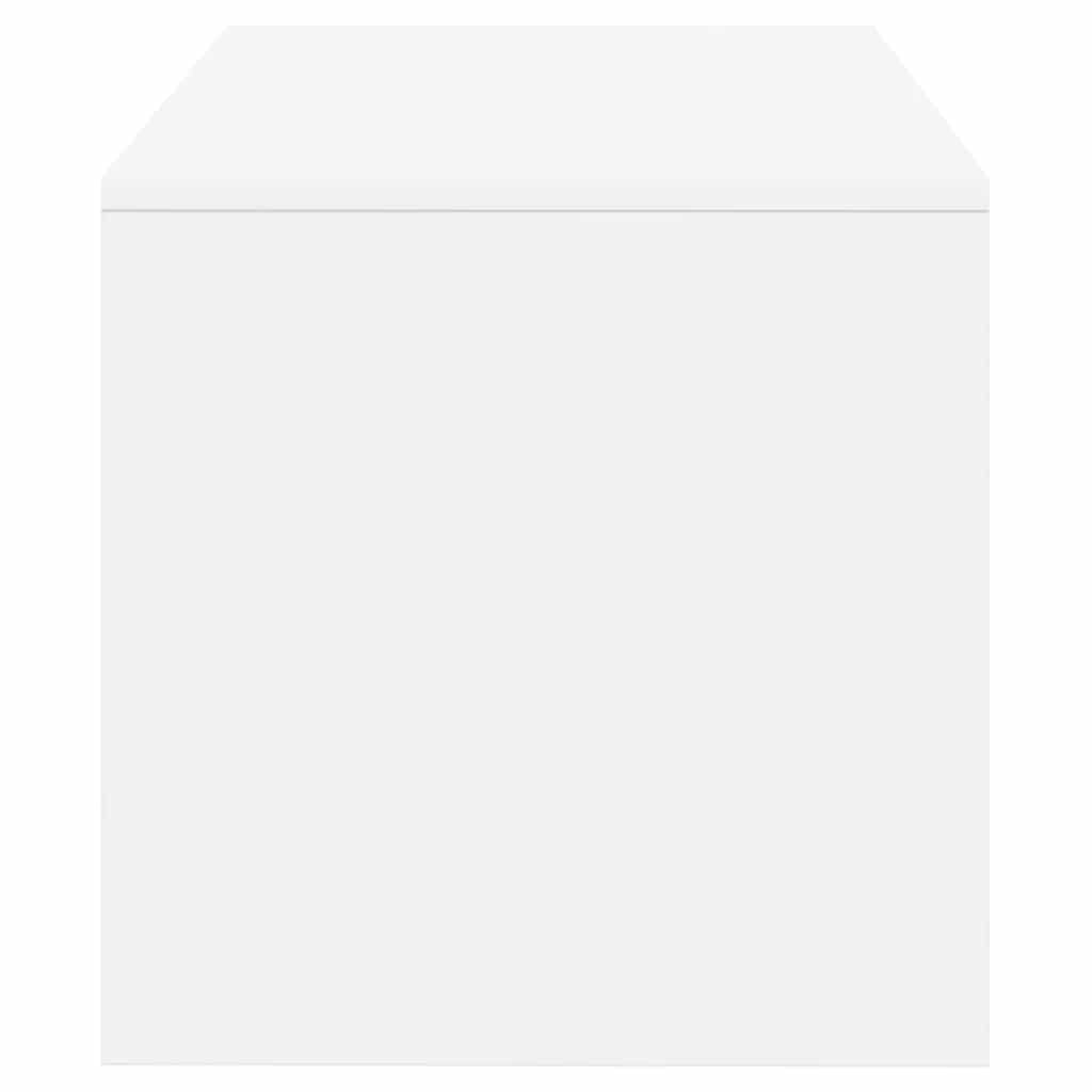 TV Cabinet White 80x40x40 cm Engineered Wood - Bargainia.com - 