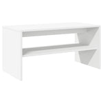 TV Cabinet White 80x40x40 cm Engineered Wood - Bargainia.com - 