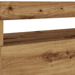 TV Cabinet with LED Lights Artisan Oak 75x35x40 cm Engineered Wood - Bargainia.com - 
