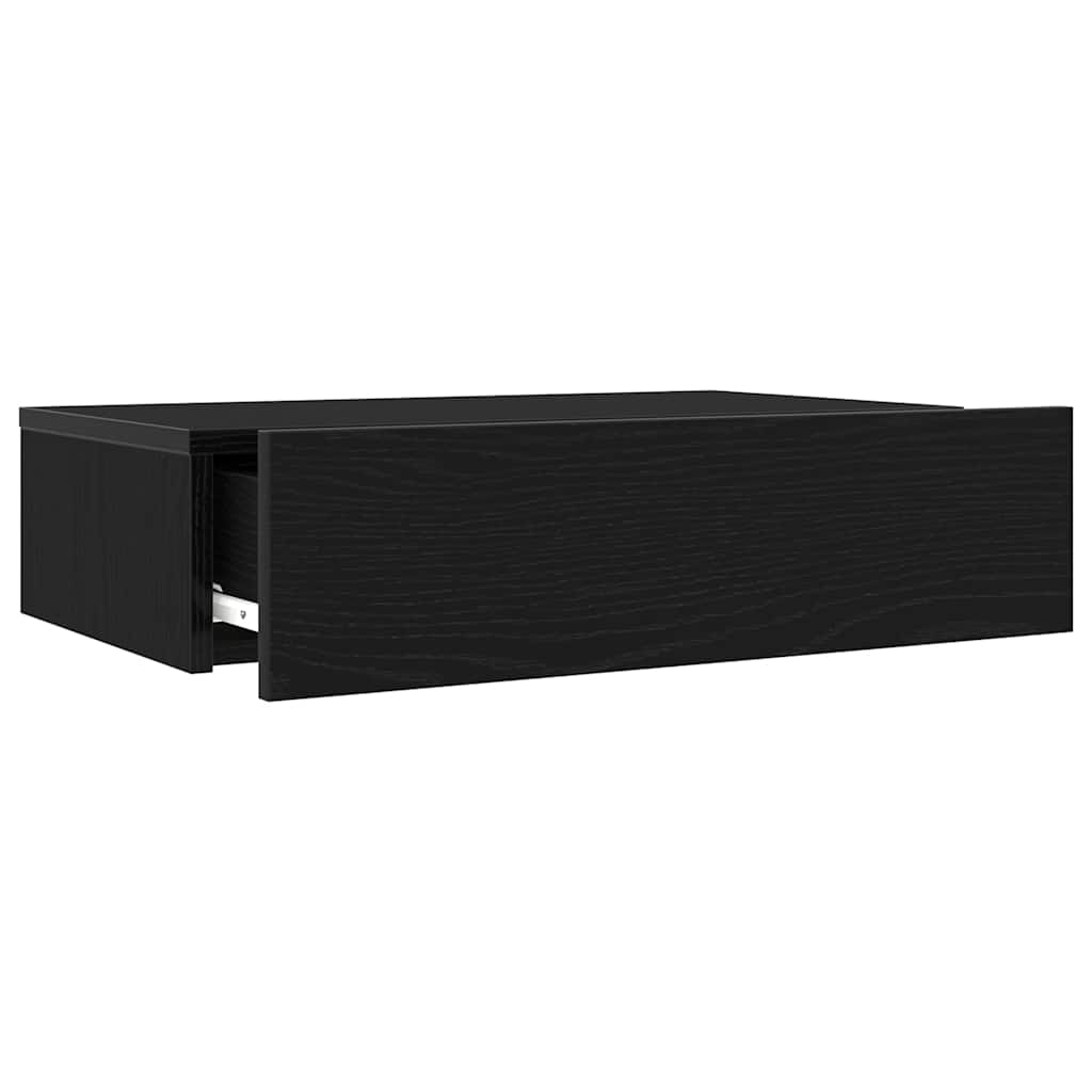 TV Cabinet with LED Lights Black Oak 60x35x15.5 cm - Bargainia.com - 8721158724380 - 862032
