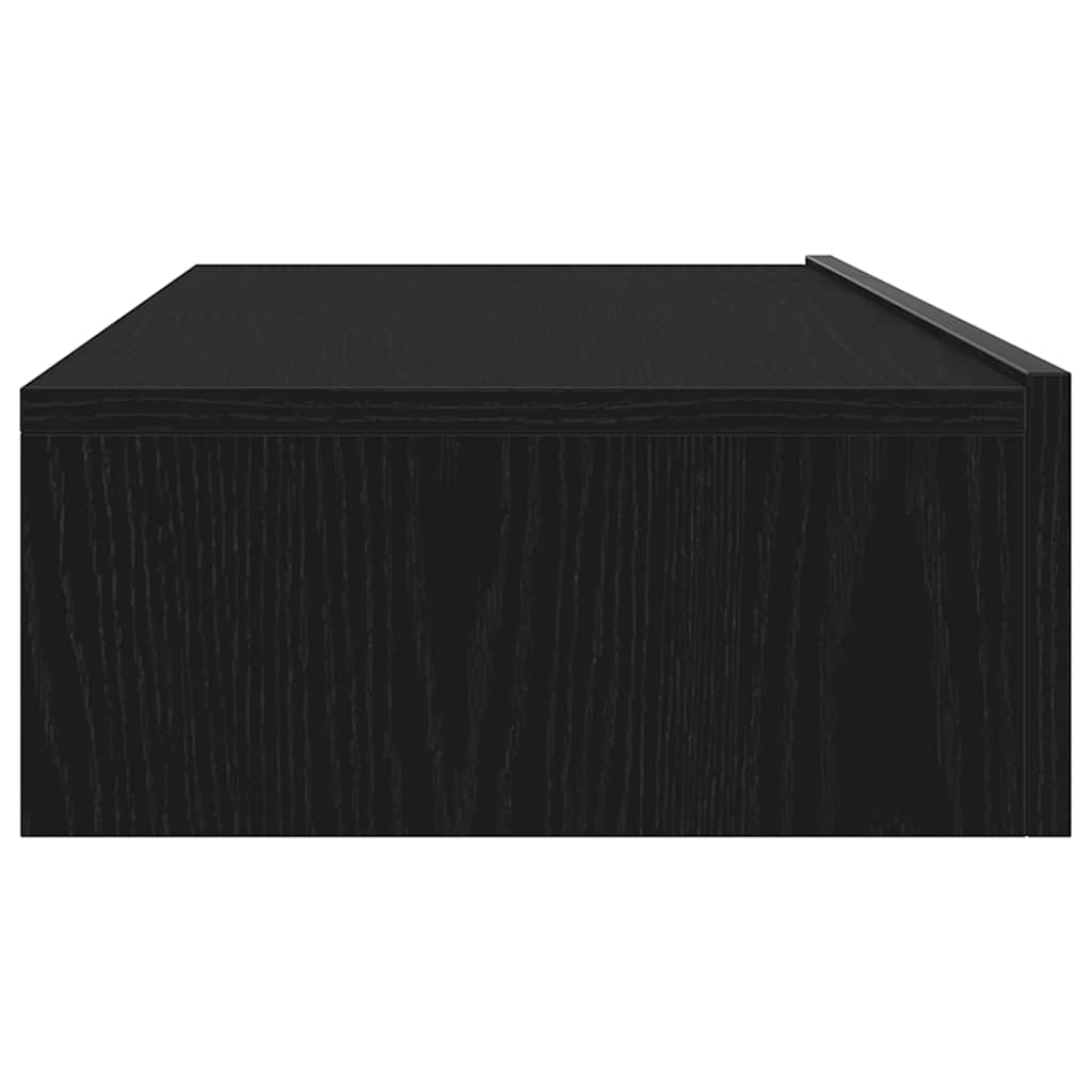 TV Cabinet with LED Lights Black Oak 60x35x15.5 cm - Bargainia.com - 8721158724380 - 862032