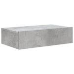 TV Cabinet with LED Lights Concrete Grey 60x35x15.5 cm - Bargainia.com - 