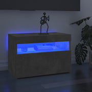 TV Cabinet with LED Lights Concrete Grey 60x35x40 cm - Bargainia.com - 8720286218273 - 804417