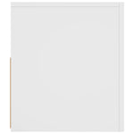 TV Cabinet with LED Lights White 120x35x40 cm - Bargainia.com - 