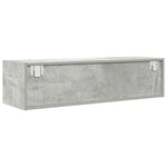 TV Cabinets 2 pcs Concrete Grey 100x31x25.5 cm Engineered Wood - Bargainia.com - 