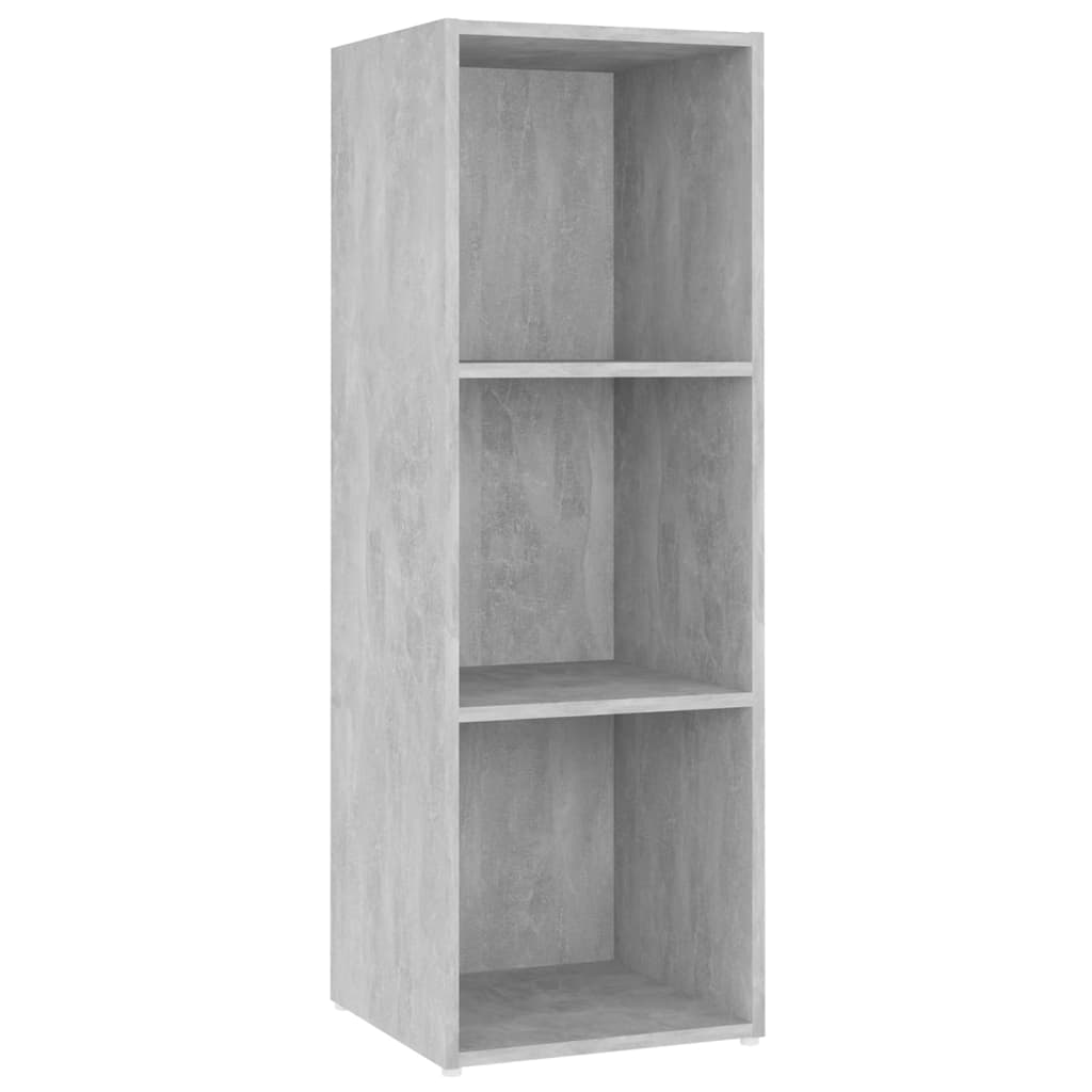 TV Cabinets 2 pcs Concrete Grey 107x35x37 cm Engineered Wood - Bargainia.com - 