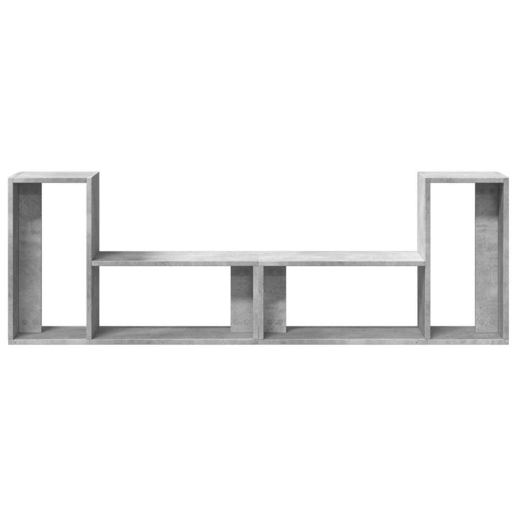TV Cabinets 2 pcs Concrete Grey 75x30x50 cm Engineered Wood - Bargainia.com - 