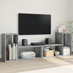 TV Cabinets 2 pcs Concrete Grey 75x30x50 cm Engineered Wood - Bargainia.com - 