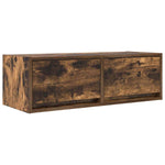 TV Cabinets 2 pcs Smoked Oak 80x31x25.5 cm Engineered Wood - Bargainia.com - 