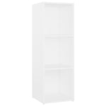 TV Cabinets 3 pcs White 107x35x37 cm Engineered Wood - Bargainia.com - 