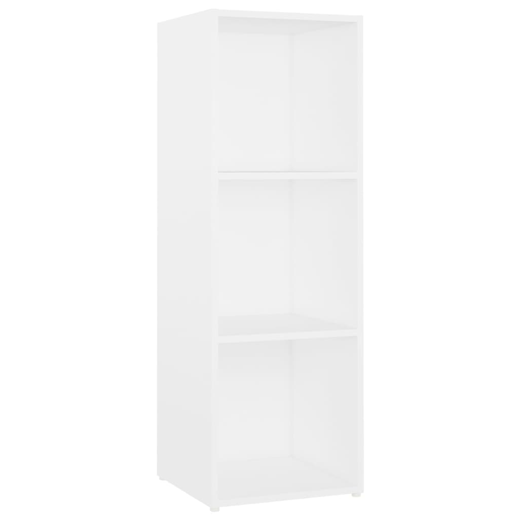 TV Cabinets 3 pcs White 107x35x37 cm Engineered Wood - Bargainia.com - 