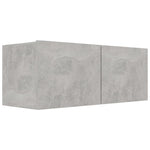 TV Cabinets 4 pcs Concrete Grey 80x30x30 cm Engineered Wood - Bargainia.com - 