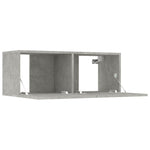 TV Cabinets 4 pcs Concrete Grey 80x30x30 cm Engineered Wood - Bargainia.com - 