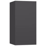 TV Cabinets 4 pcs Grey 30.5x30x60 cm Engineered Wood - Bargainia.com - 