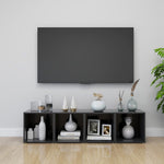 TV Cabinets 4 pcs Grey 37x35x37 cm Engineered Wood - Bargainia.com - 