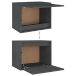 TV Cabinets 4 pcs Grey Solid Wood Pine - Bargainia.com - 