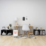 TV Cabinets 4 pcs High Gloss Grey 37x35x37 cm Engineered Wood - Bargainia.com - 