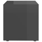 TV Cabinets 4 pcs High Gloss Grey 37x35x37 cm Engineered Wood - Bargainia.com - 