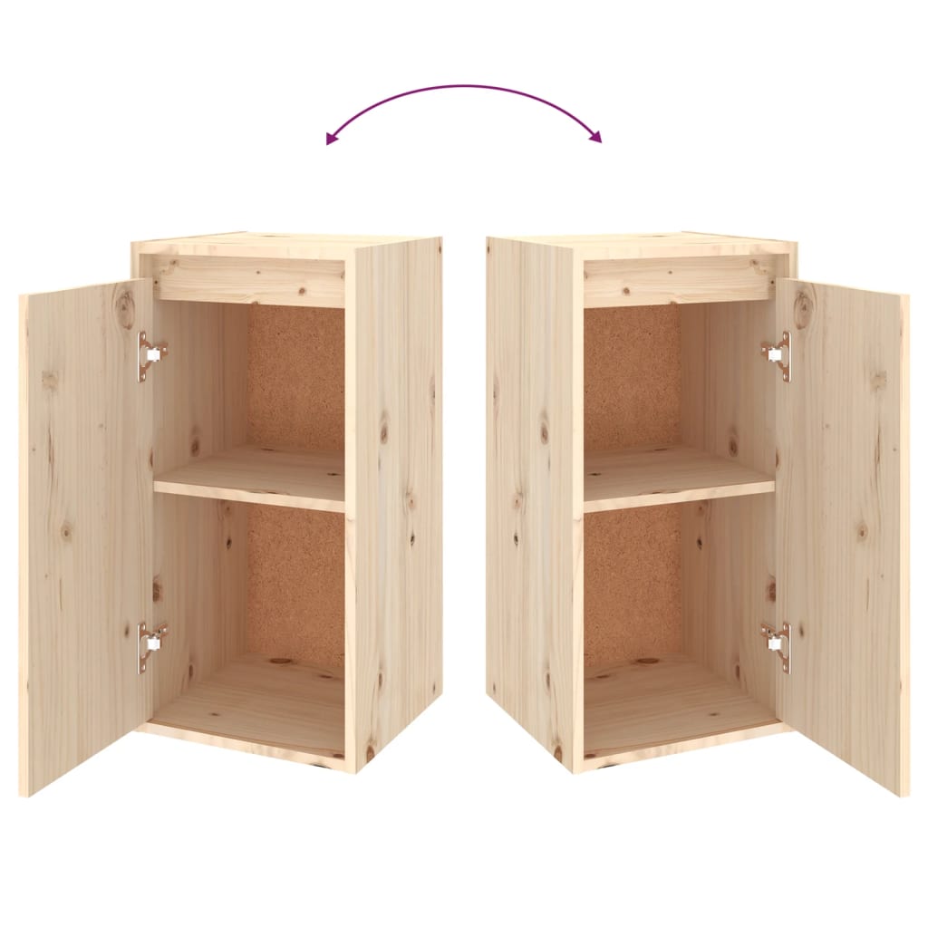 TV Cabinets 4 pcs Solid Wood Pine - Bargainia.com - 