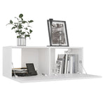 TV Cabinets 4 pcs White 80x30x30 cm Engineered Wood - Bargainia.com - 