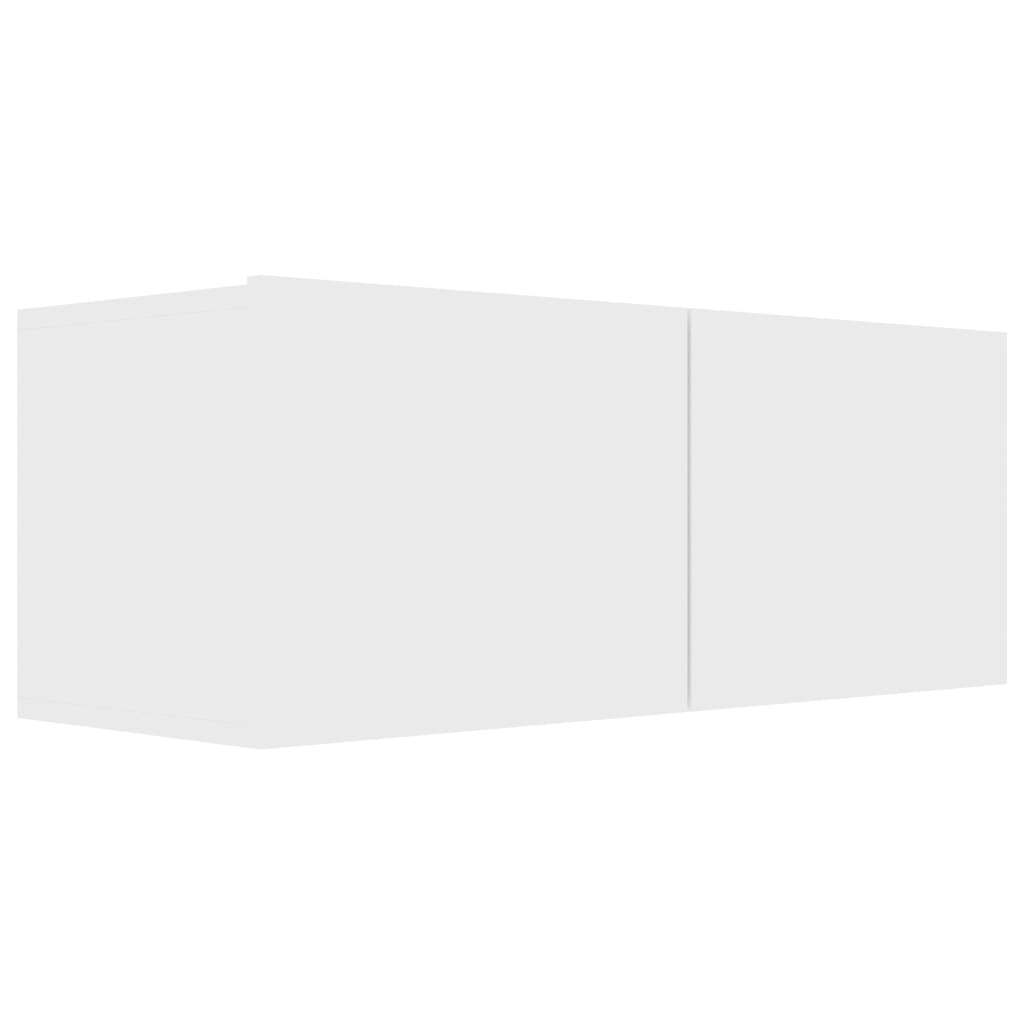 TV Cabinets 4 pcs White 80x30x30 cm Engineered Wood - Bargainia.com - 