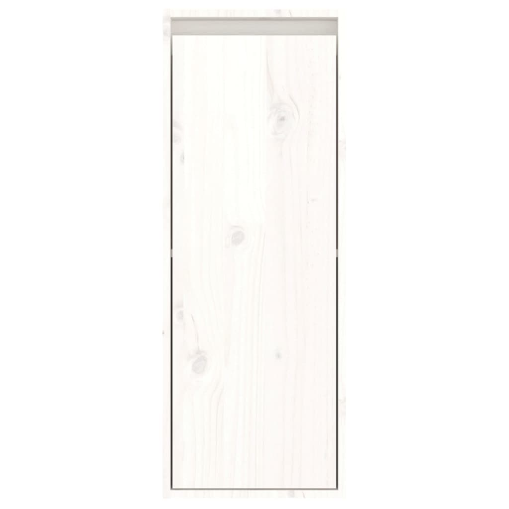 TV Cabinets 4 pcs White Solid Wood Pine - Bargainia.com - 