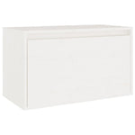 TV Cabinets 5 pcs White Solid Wood Pine - Bargainia.com - 