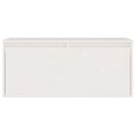 TV Cabinets 6 pcs White Solid Wood Pine - Bargainia.com - 